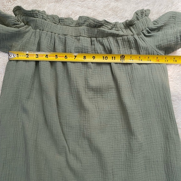 NWOT Anthro Maella Off-The-Shoulder Tunic Dress with Side Pockets, Small - Picture 13 of 16